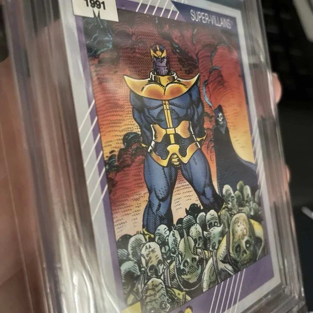 1991 Marvel‎ Comics Impel Trading Card #85 Thanos Ultra Rare BGS Graded GEM